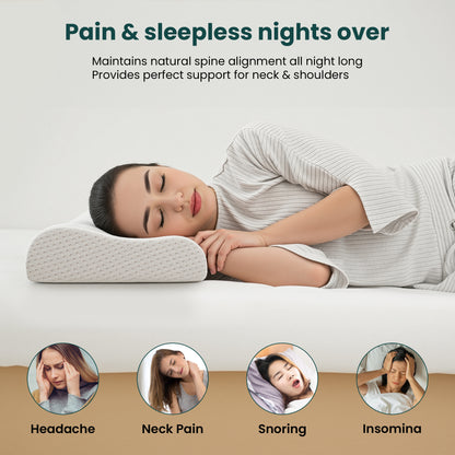 Contour Memory Foam Pillow